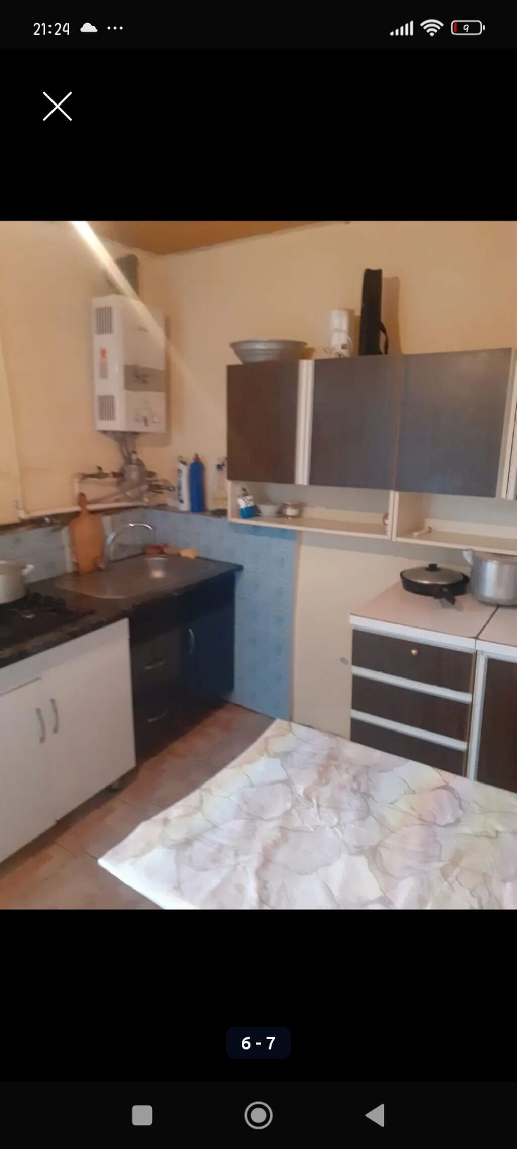 Həyət evi, Günlük kirayə adamın biri 10 AZN 1+2 otaqlı — Daşınmaz əmlak, Gəncə (6)