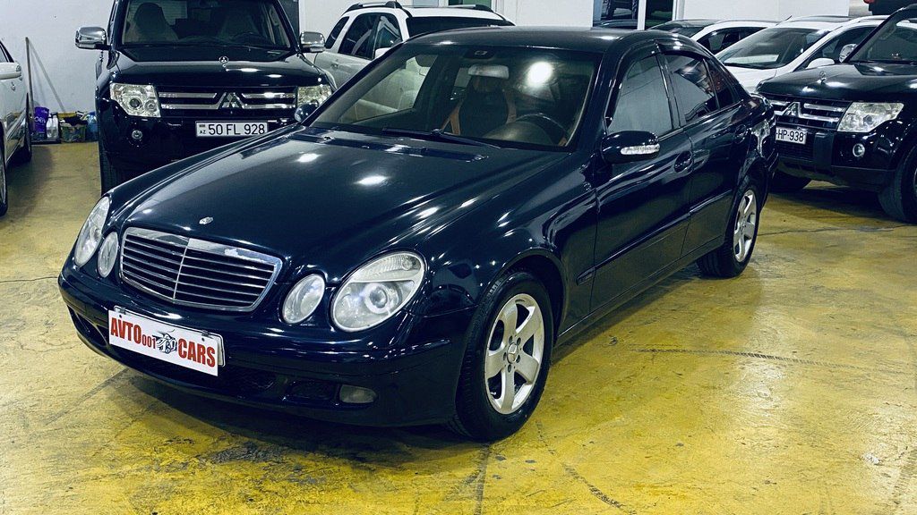 Mercedes E 220, 2.2 L, 2003 il, 352 145 km — Avtomobillər, Sumqayıt (3)