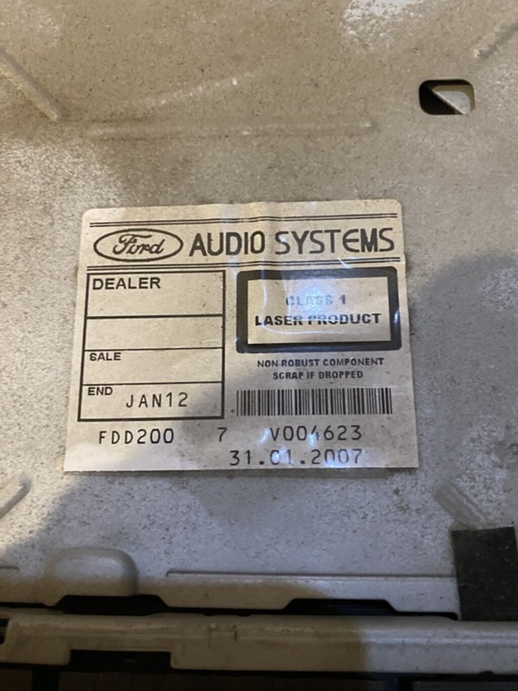 Ford Audio Systems “6000 CD” avtomobil maqnitofonu və ön konsol — Elektronika, Digah (4)