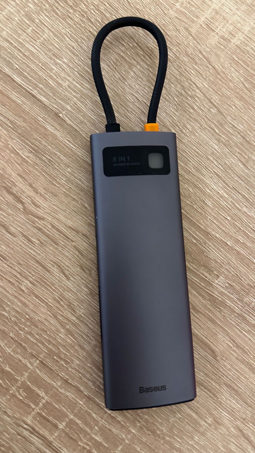 Baseus 8-in-1 USB Hub çoxfunksiyalı adaptör Portların sayını artırır — Elektronika, Bakı