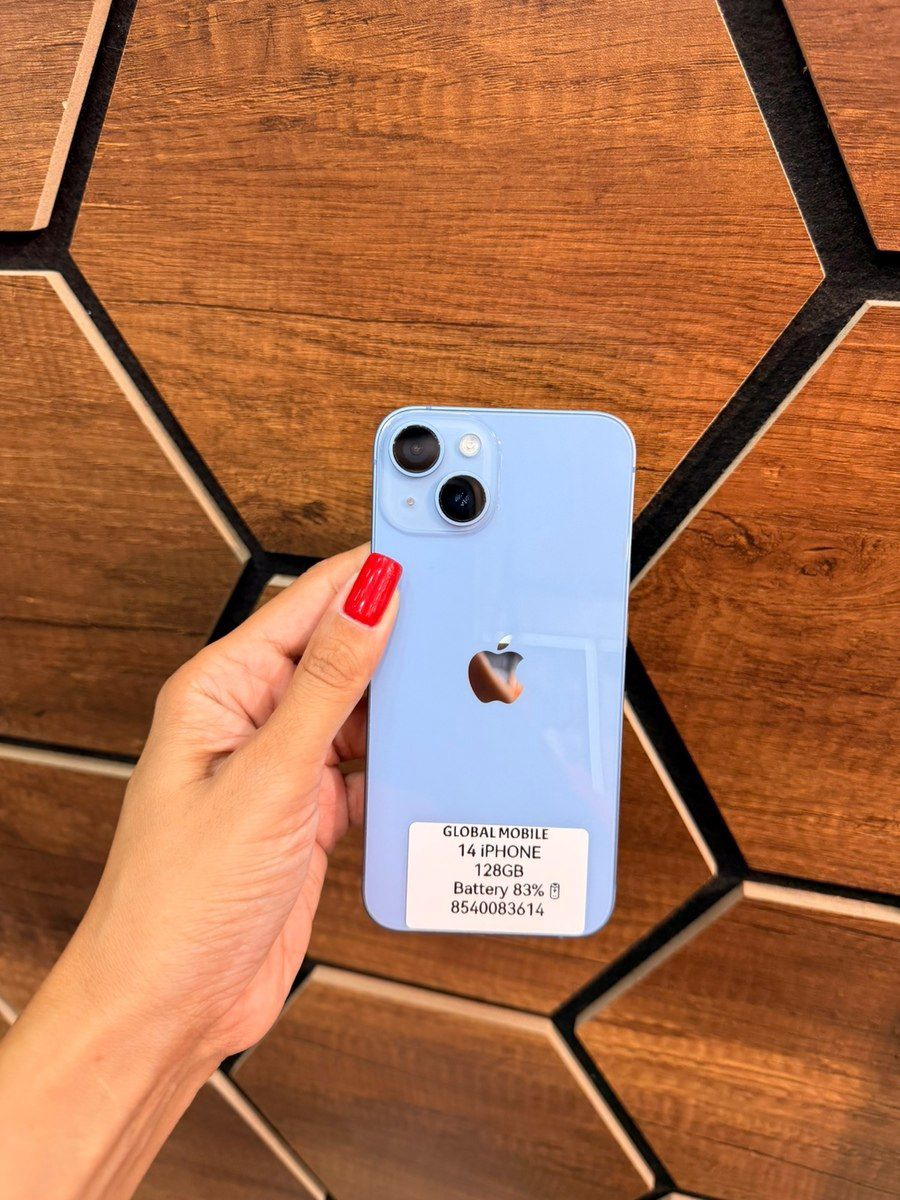 Apple iPhone 14 Blue 128GB/4GB — Smartfonlar, Bakı (2)