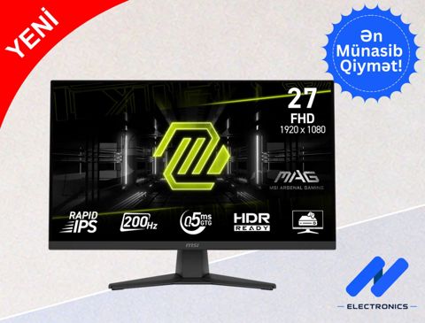 Monitor MSI MAG 272F X24 27" 240Hz — Bakı