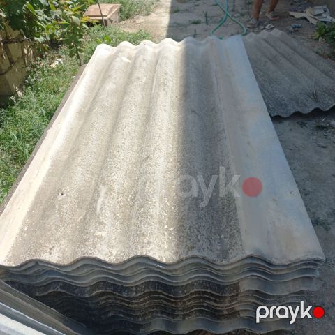 Profil dalğalı şifer vərəqlər - Material: sement əsaslı dalğalı şifer