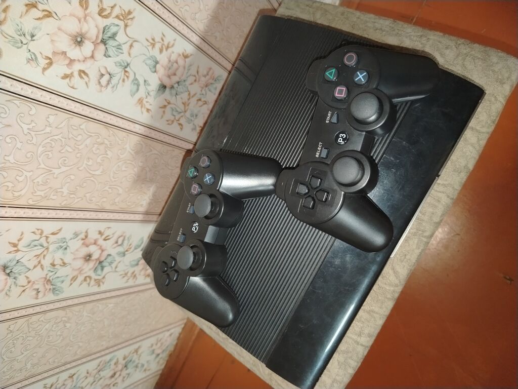 Sony PlayStation 3 Super Slim oyun konsolu 500gb 60 oyun — Elektronika, Bakı (5)