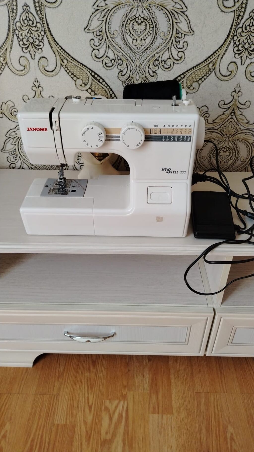 Janome MyStyle 100 tikiş maşını - Mexaniki idarəetmə, klassik ağ — Elektronika, Sumqayıt (3)