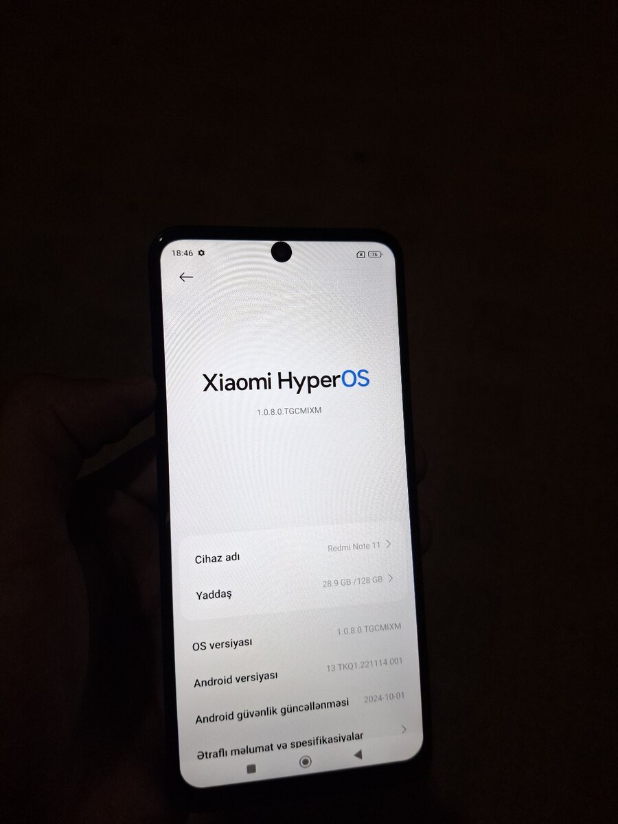 Xiaomi Redmi Note 11 Star Blue 128GB/6GB — Smartfonlar, Bakı (6)