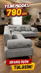 Yeni model künc divan dəsti - Qiymət: 790 AZN - Rəng: açıq boz — Goods