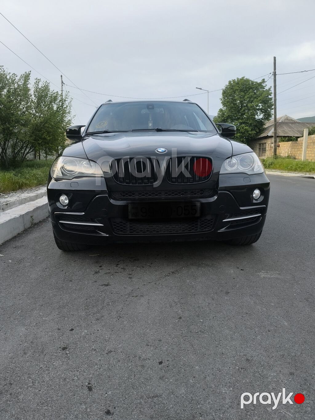 BMW X5 (E70) – qara rəngli, tam ölçülü premium SUV 3 mator dizel M57 — Avto, Şəki (8)