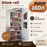 Kitab rəfi - Ölçü: 70 x 195 x 35 sm - Sürətli təhvil - Çatdırılma — Goods