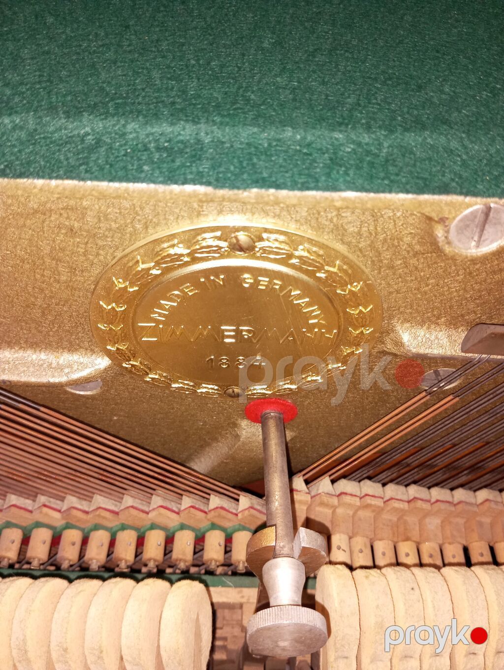 Zimmermann şaquli piano – Alman istehsalı - Brend/model: Zimmermann — Pianino və digər klaviş alətləri, Bakı (2)