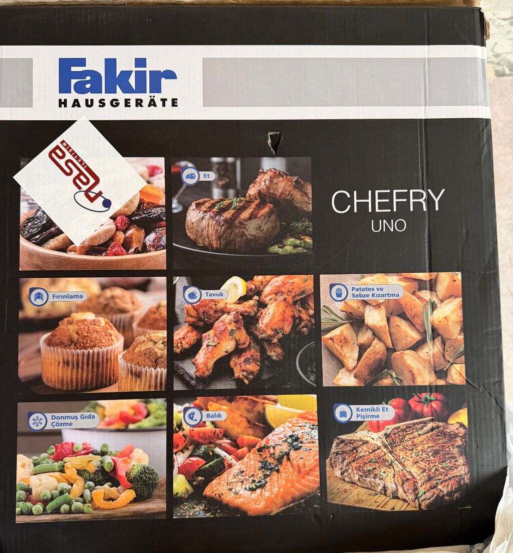 Fakir Hausgeräte Chefry UNO hava fritözü - Güc: 1750 W - Həcm: 5,1 L — Mətbəx texnikası, Bakı (3)
