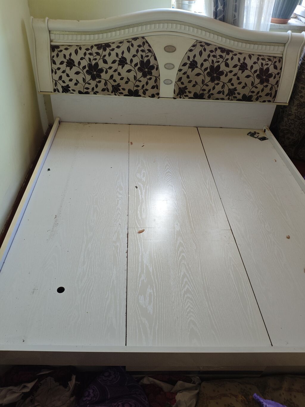 İki nəfərlik çarpayı və döşək dəsti - Ölçü: təxmini 160×200 sm — Mebel, Digah (3)