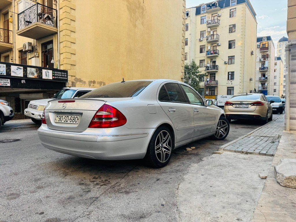 Mercedes E 220, 2.2 L, 2002 il, 362 000 km — Avtomobillər, Bakı (5)