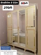 4 qapılı dolab – Endirim 270 AZN - Rəng seçimi mövcuddur - Şəhər — Mebel