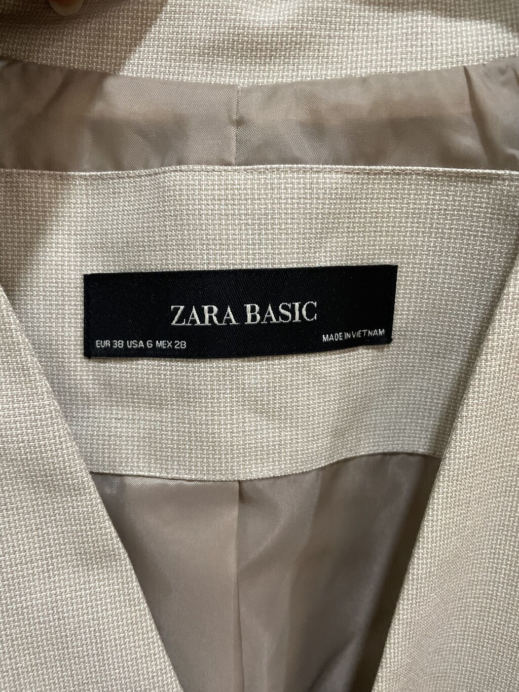 Пиджак Zara размер с, м. Состояние нового — Şəxsi əşyalar, Bakı (4)
