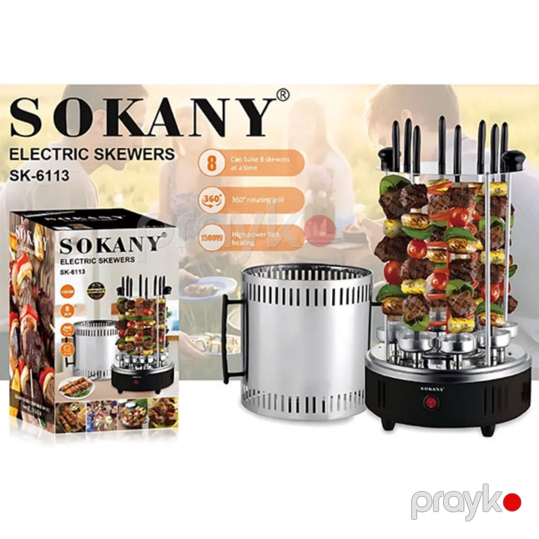 Elektrik manqal Sokany 8 pcs — Dacha və bağ, Bakı (3)