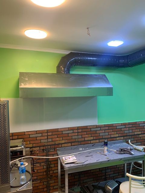 Doner EVI Ucun Zont Paslanmayan poladdan peşəkar mətbəx — Bakı