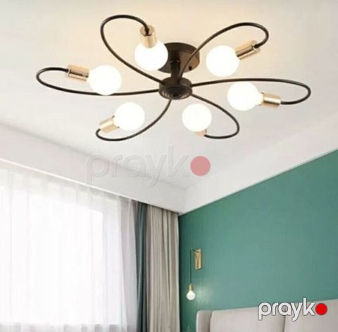 Çılçıraq, 6 lampa, Metal — Bakı