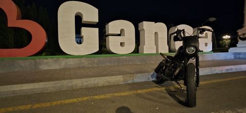 Yamaha SR250 mator deyisib 150cc zontes matoru qoyulub — Gəncə