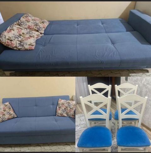 açılan divan 90 AZN 4 Eded stul birlikde 90 AZN Xirdalan AFA 3444 — Digah