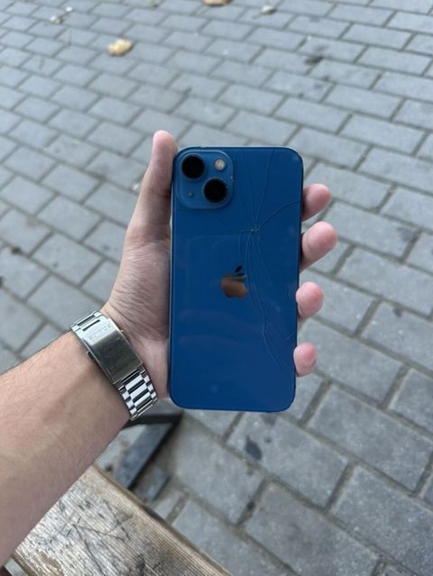 IPhone 13, Mavi, Face ID — Bakı