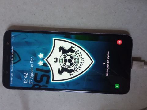 Samsung Galaxy J8, 32 GB, rəng - Boz, Barmaq izi — Digah