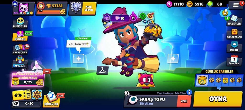 Brawl Stars hesabı təsviri: Yüksək inkişaf səviyyəli Brawl Stars — Digər, Bakı (4)