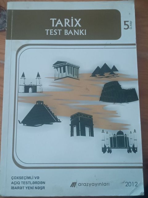 Məhsul: “Tarix Test Bankı” kitabı Nəşriyyat: Araz Yayınları Nəşr — Digah