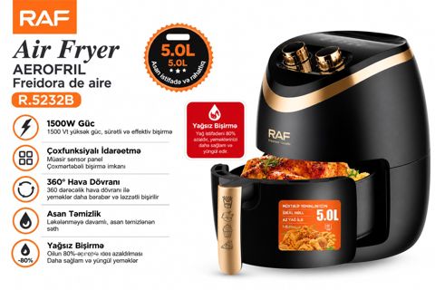 RAF R.5232B Airfryer — Bakı