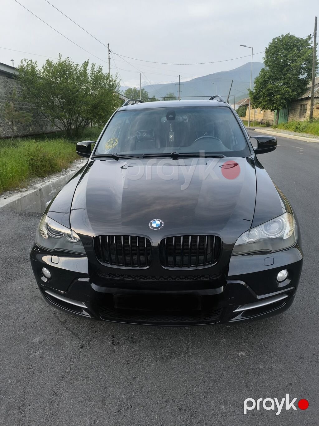 BMW X5 (E70) – qara rəngli, tam ölçülü premium SUV 3 mator dizel M57 — Avto, Şəki (2)