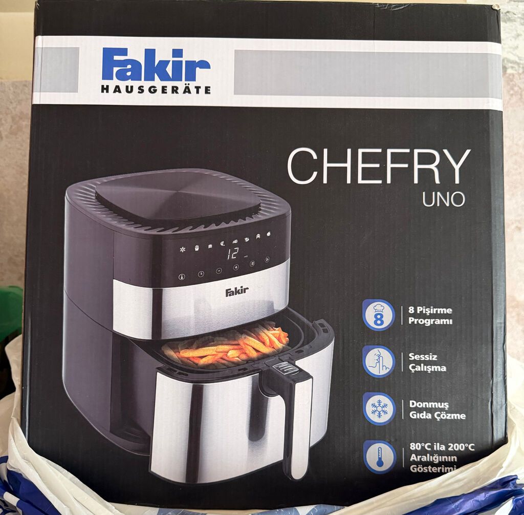 Fakir Hausgeräte Chefry UNO hava fritözü - Güc: 1750 W - Həcm: 5,1 L — Mətbəx texnikası, Bakı (2)