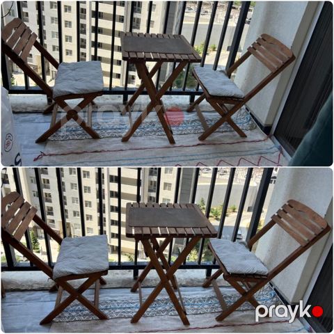 Balkon üçün, İşlənmiş, 2 stul