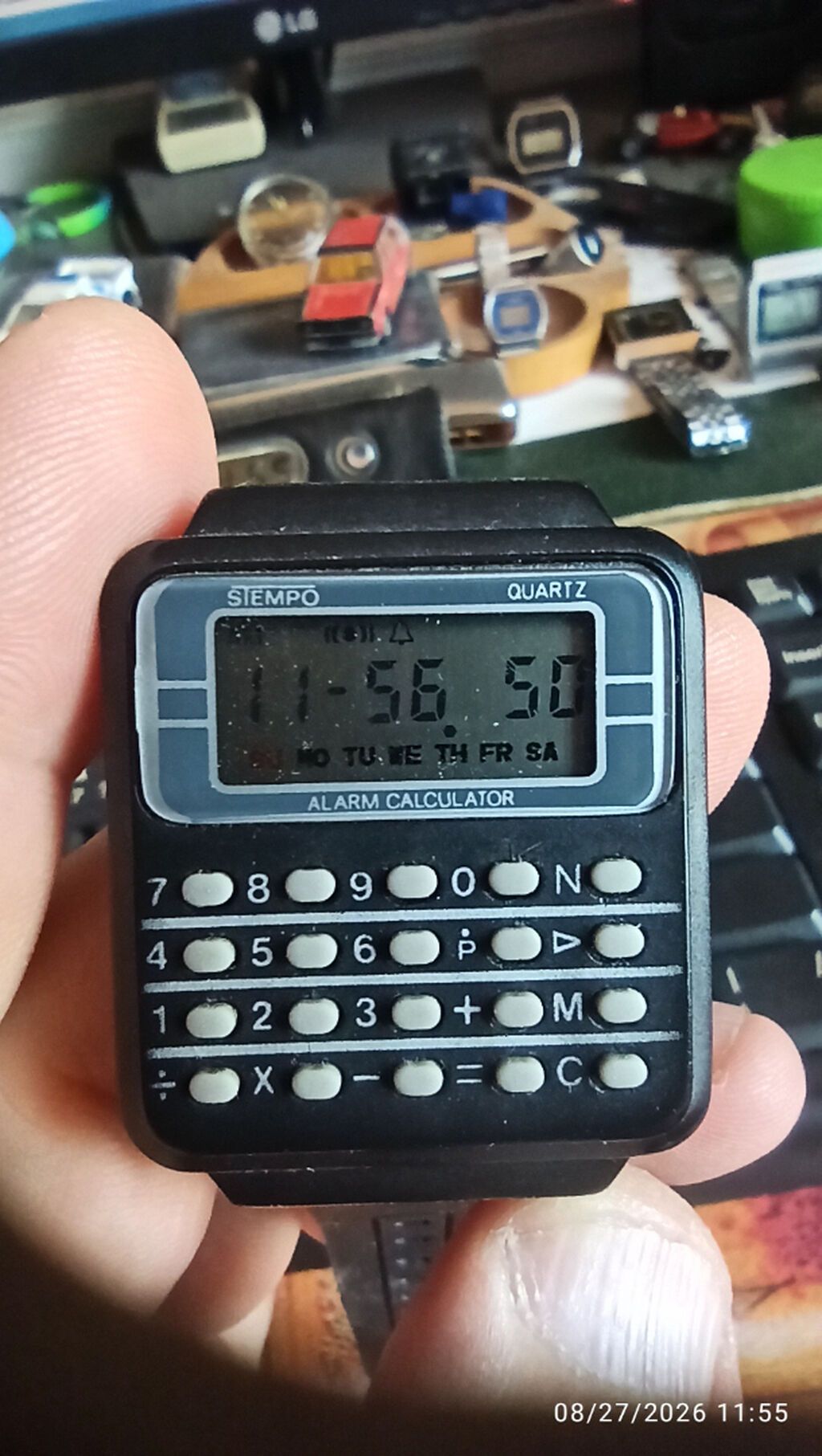 Stempo kalkulator saat 1985 ci ilden galip problemsiz calışır — Qol saatları, Bakı (2)