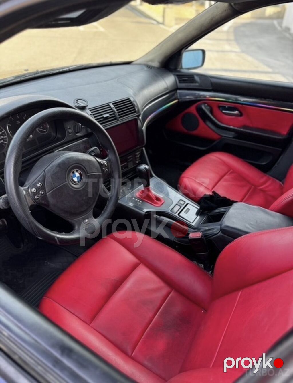 BMW 5 Series E39 sedan - Kuzov: sedan, tünd göy rəng - Mühərrik — Avto, Masazır (10)