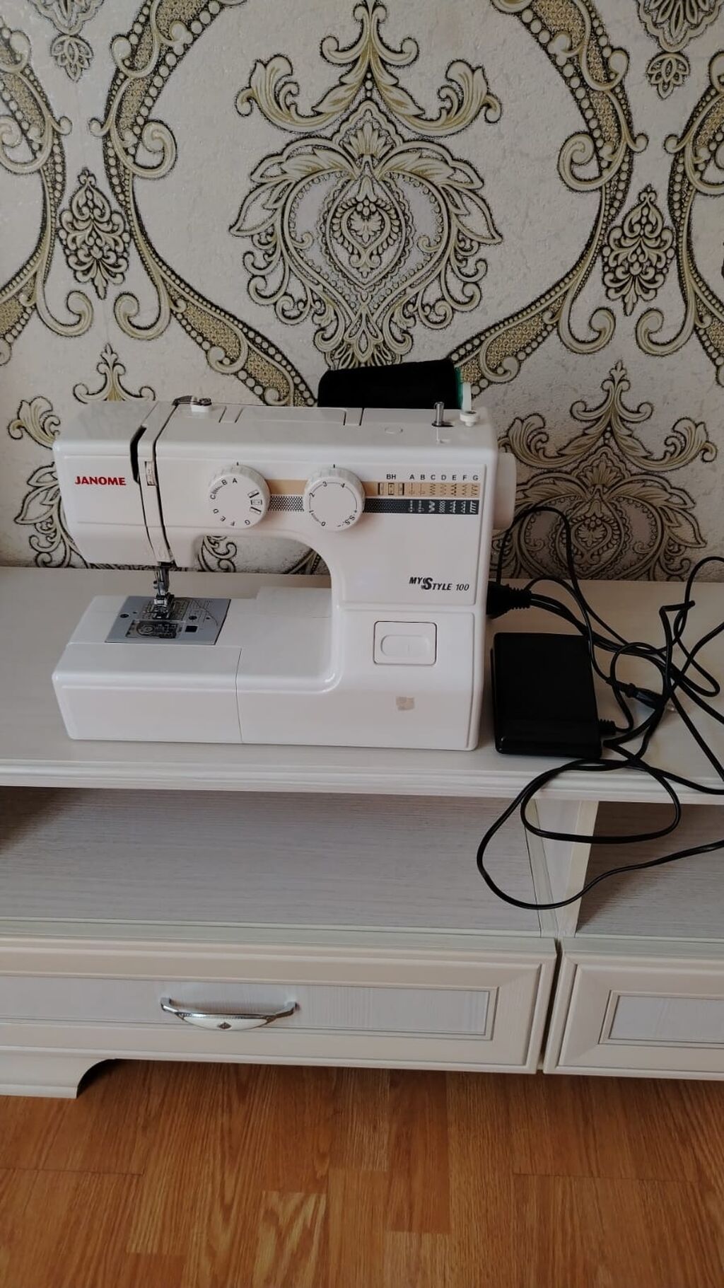 Janome MyStyle 100 tikiş maşını - Mexaniki idarəetmə, klassik ağ — Elektronika, Sumqayıt