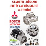 Dinamo starter təmiri — Services