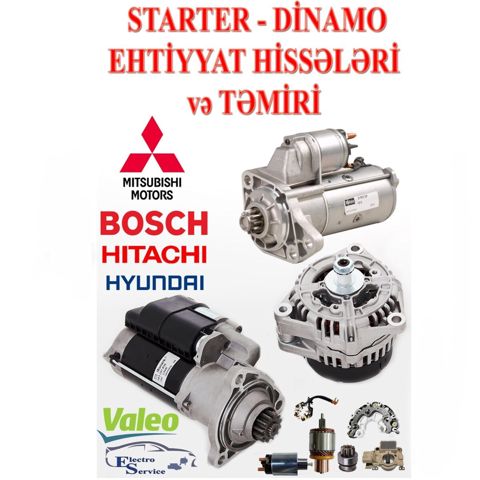 Dinamo starter təmiri — Bakı
