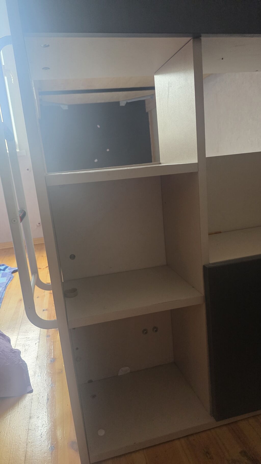 Oğlan və qız üçün, İşlənmiş, Çarpayı, Matras ilə, Siyirməsiz, Laminat — Mebel, Digah (5)