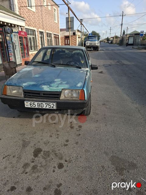Model: Lada Samara (VAZ-2109), 5 qapılı hetçbek Rəng: göy/yaşıl tonlu