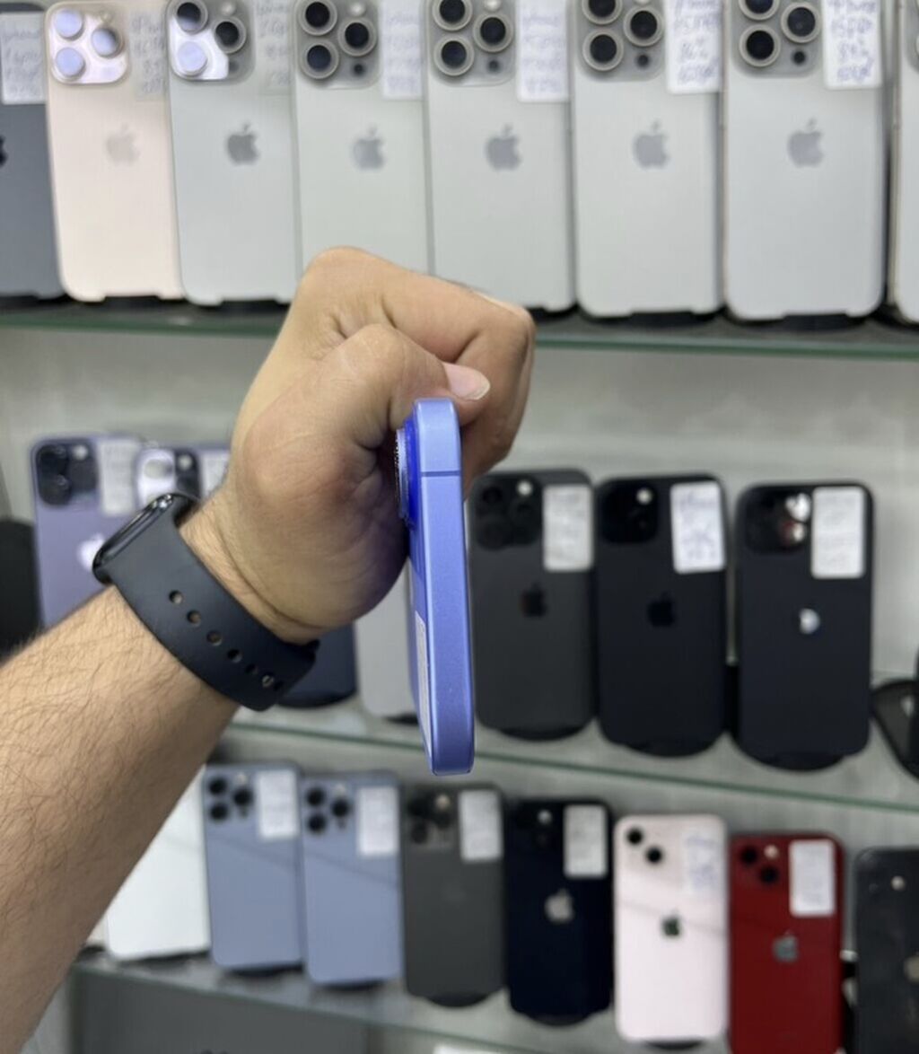 IPhone 16, 128 GB, Mavi, Face ID — Apple iPhone, Sumqayıt (2)