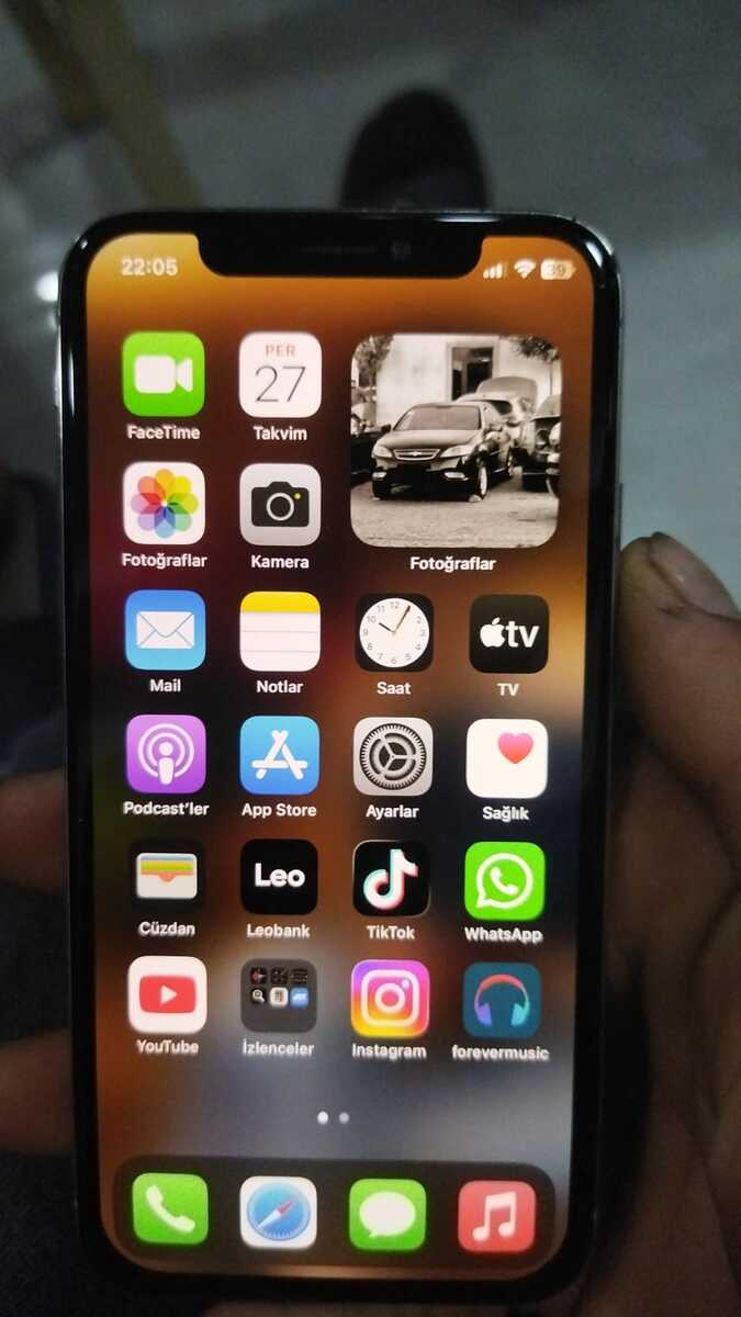 Apple iPhone X Silver 64GB/3GB — Smartfonlar, Bakı (5)