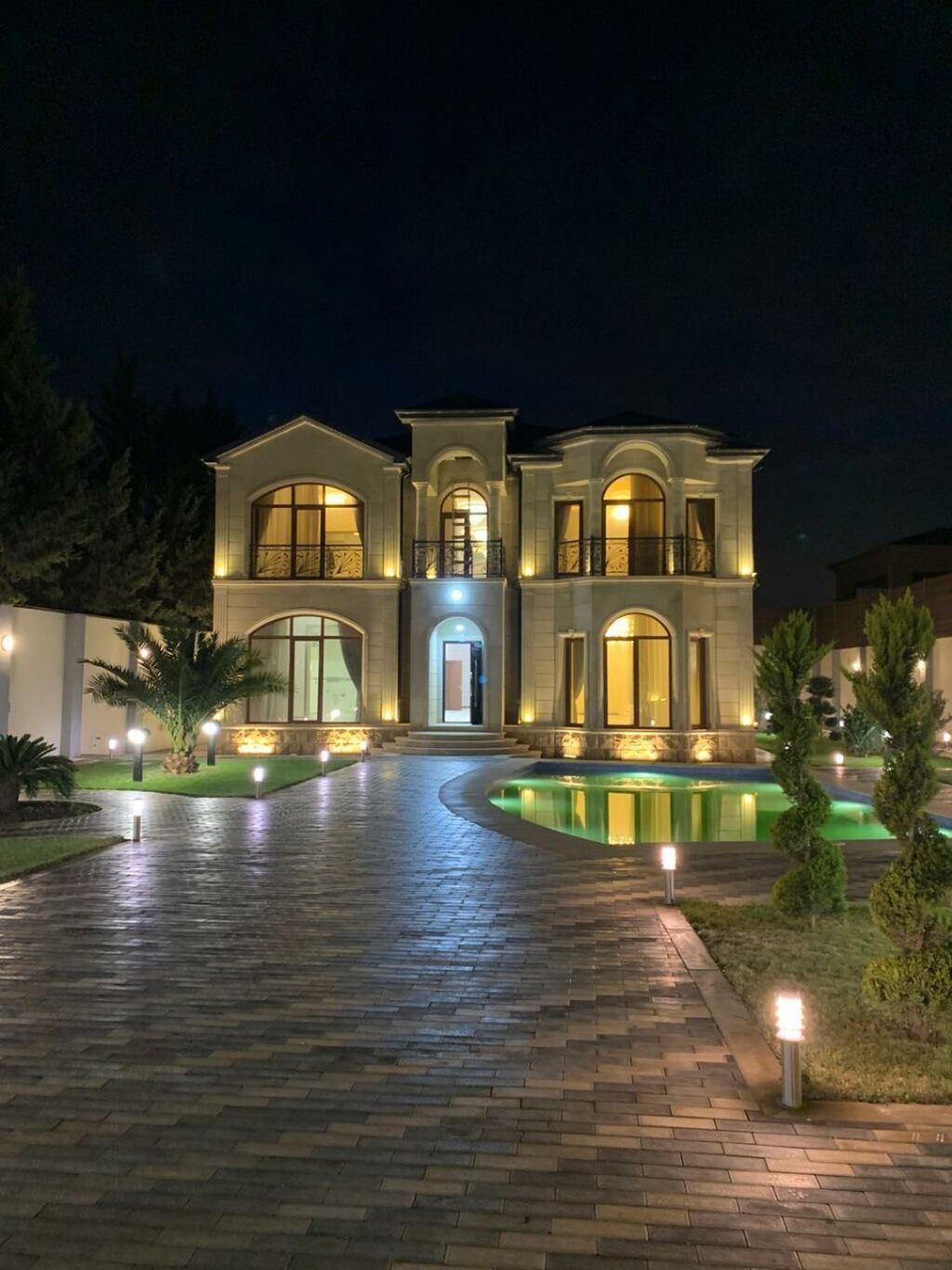 Villa – geniş həyət, hovuz və sauna - İki mərtəbəli, klassik üslubda — Daşınmaz əmlak, Sumqayıt (2)