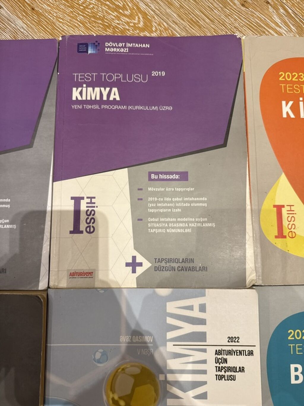 Məhsul: DİM “Test Toplusu” kitabları dəsti – Kimya və Biologiya — Kitablar və jurnallar, Bakı (8)