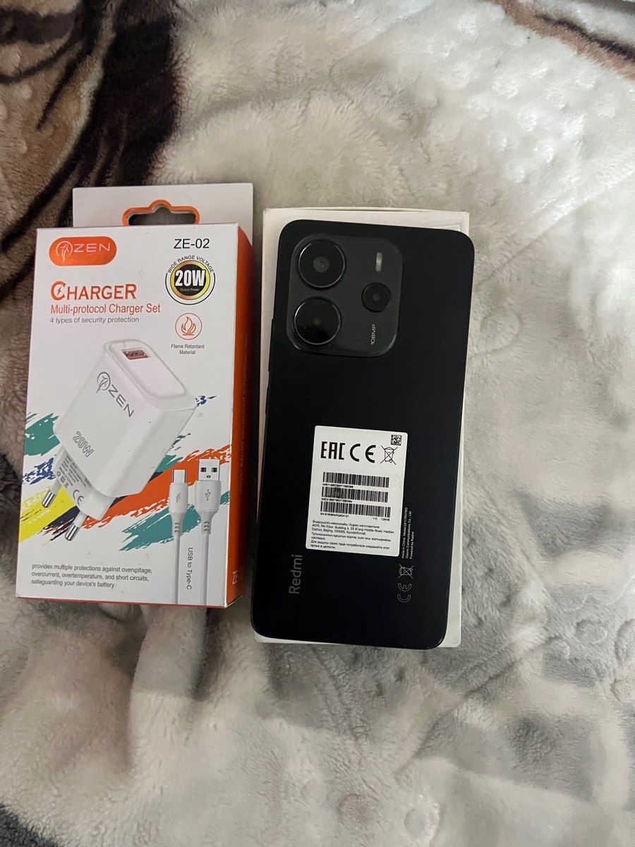 Xiaomi Redmi Note 14 Midnight Black 128GB/8GB — Smartfonlar, Bakı (2)
