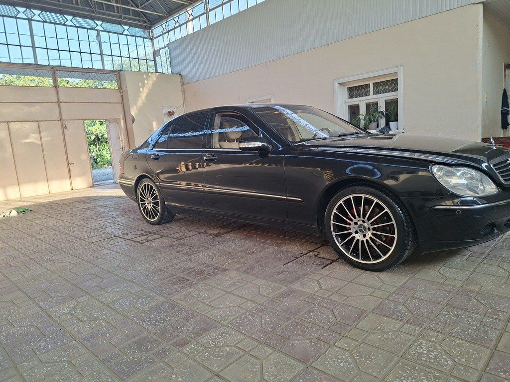 Mercedes S 430, 4.3 L, 2003 il, 198 702 km — Avtomobillər, Şəmkir (11)