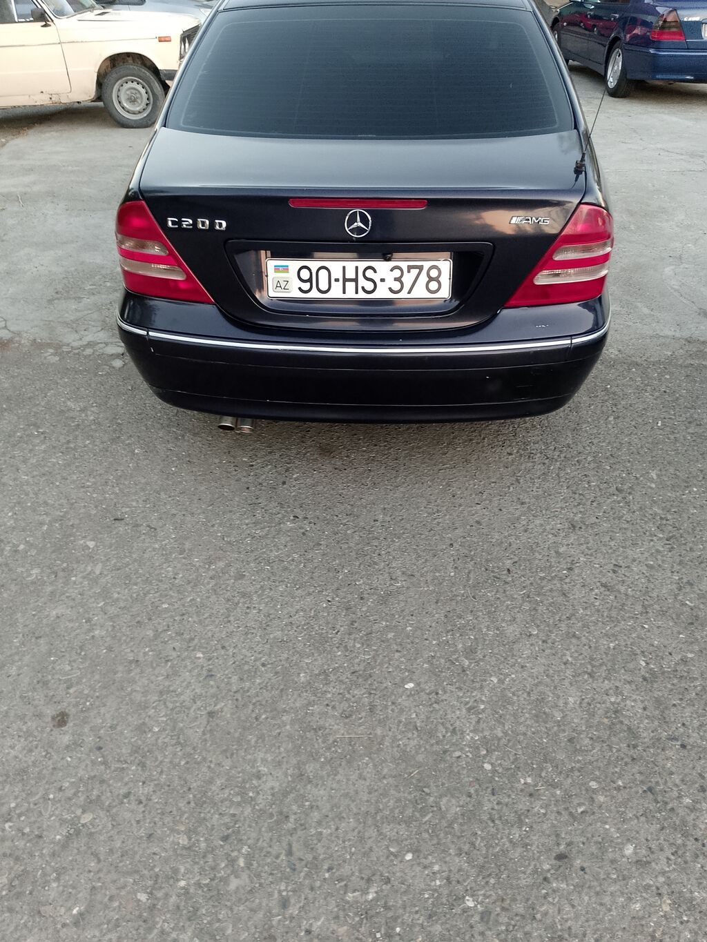 Mercedes-Benz C-Class C200 (W203) - Kuzov: sedan, tünd mavi/qara rəng — Avto, Ucar (4)