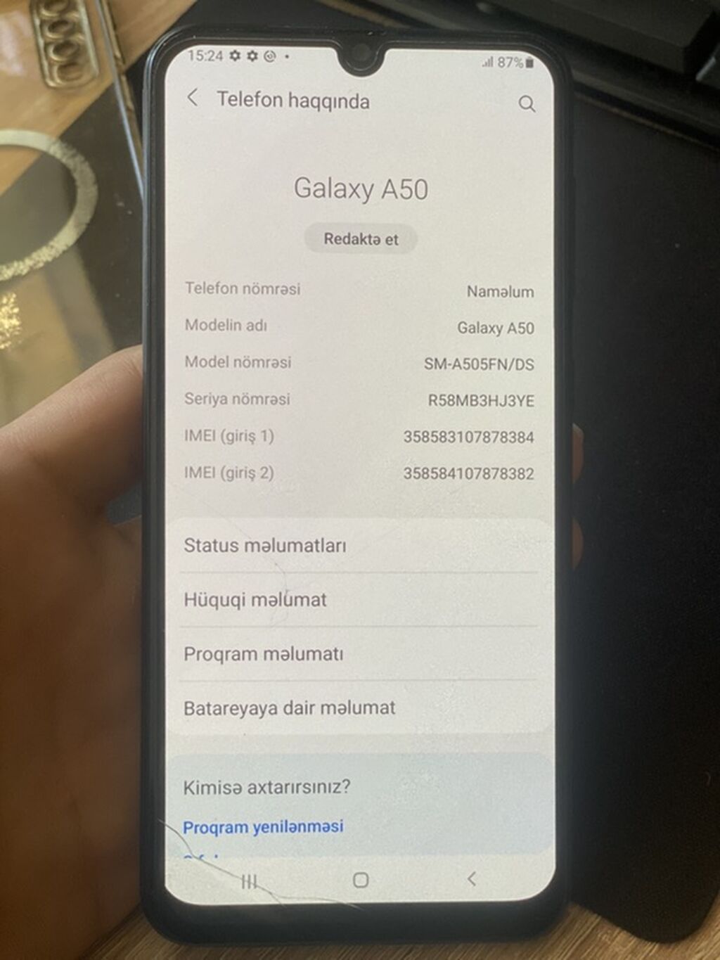 Samsung Galaxy A50, 64 GB, İki sim kartlı — Samsung, Bakı (3)