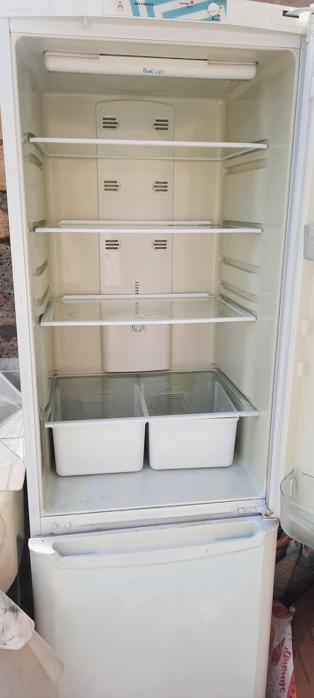 Indesit iki kameralı soyuducu - Rəng: ağ - Tip: alt hissədə — Soyuducular, Güzdək (4)