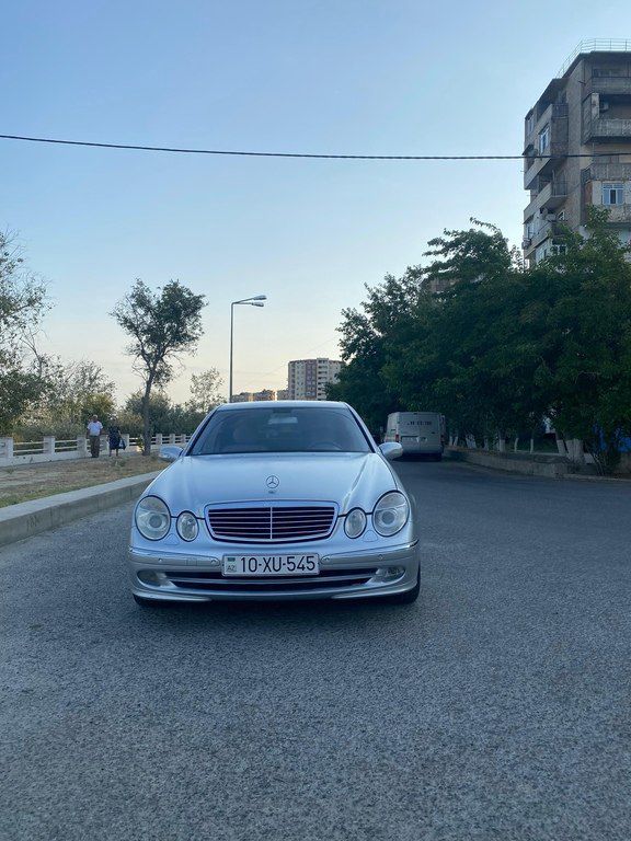 Mercedes E 240, 2.6 L, 2002 il, 393 467 km — Avtomobillər, Bakı (2)