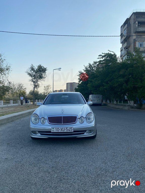 Mercedes E 240, 2.6 L, 2002 il, 393 467 km 10-XU-545 — Avtomobillər, Bakı (2)